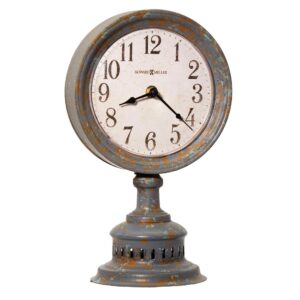 Aged Metal Cutout Mantel Clock - alternate product view 2