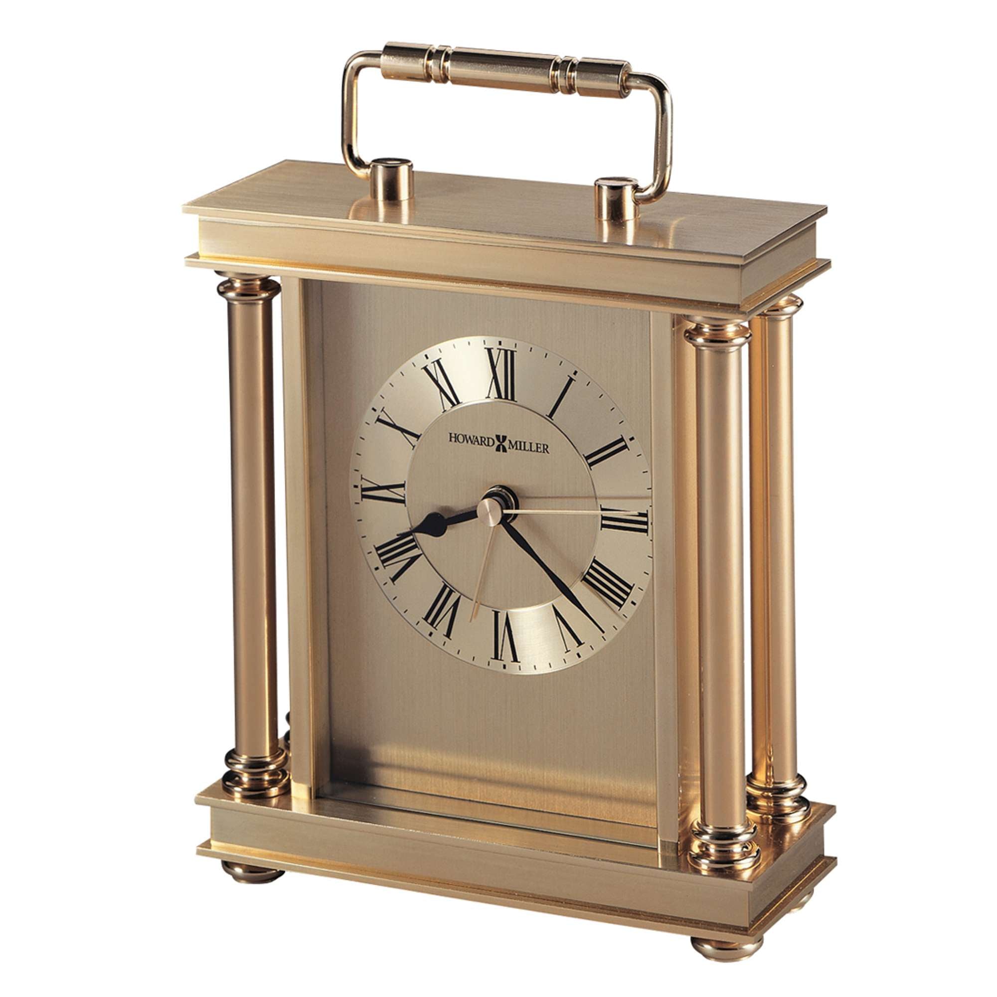 Polished Brass Carriage Alarm Clock