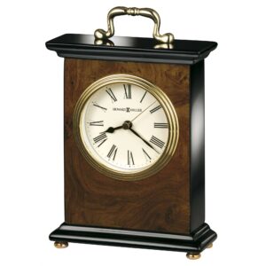 Gloss Walnut Bracket Table Clock - alternate product view 2