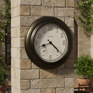 Oil-Rubbed Bronze Weather Wall Clock - main product view