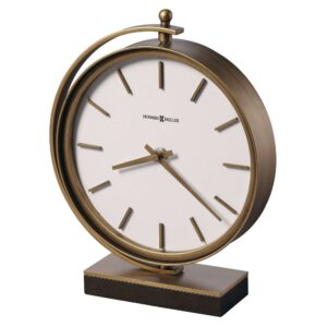 Burnished Brass Cradle Accent Clock - alternate product view 2