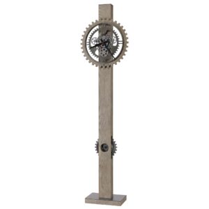 Seaside Gray Moving-Gear Floor Clock - alternate product view 2
