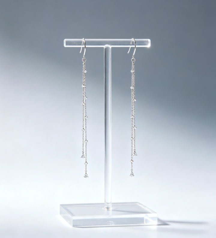 Minimalist Transparent Acrylic Display Stand
