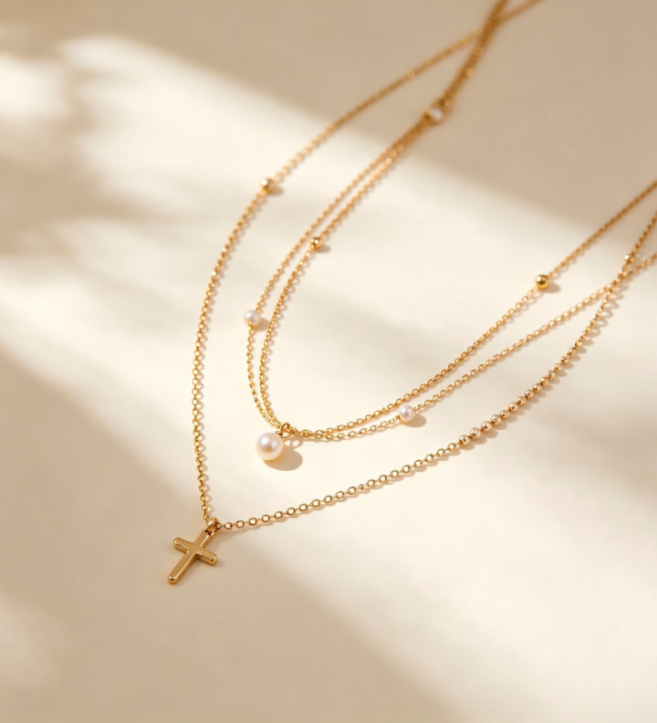 Double-Layered Delicate Gold Chain