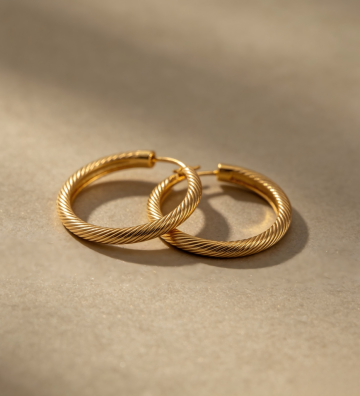 Interlocking Gold Eternity Band Rings