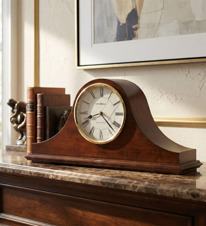 Cherry Wood Mantel Clock