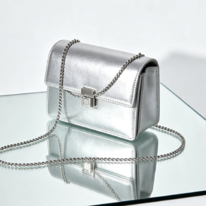 Silver Chainmail Flap Crossbody